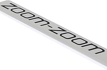 Amazon.com: Mazda Zoom Zoom Stainless Steel License Frame : Automotive